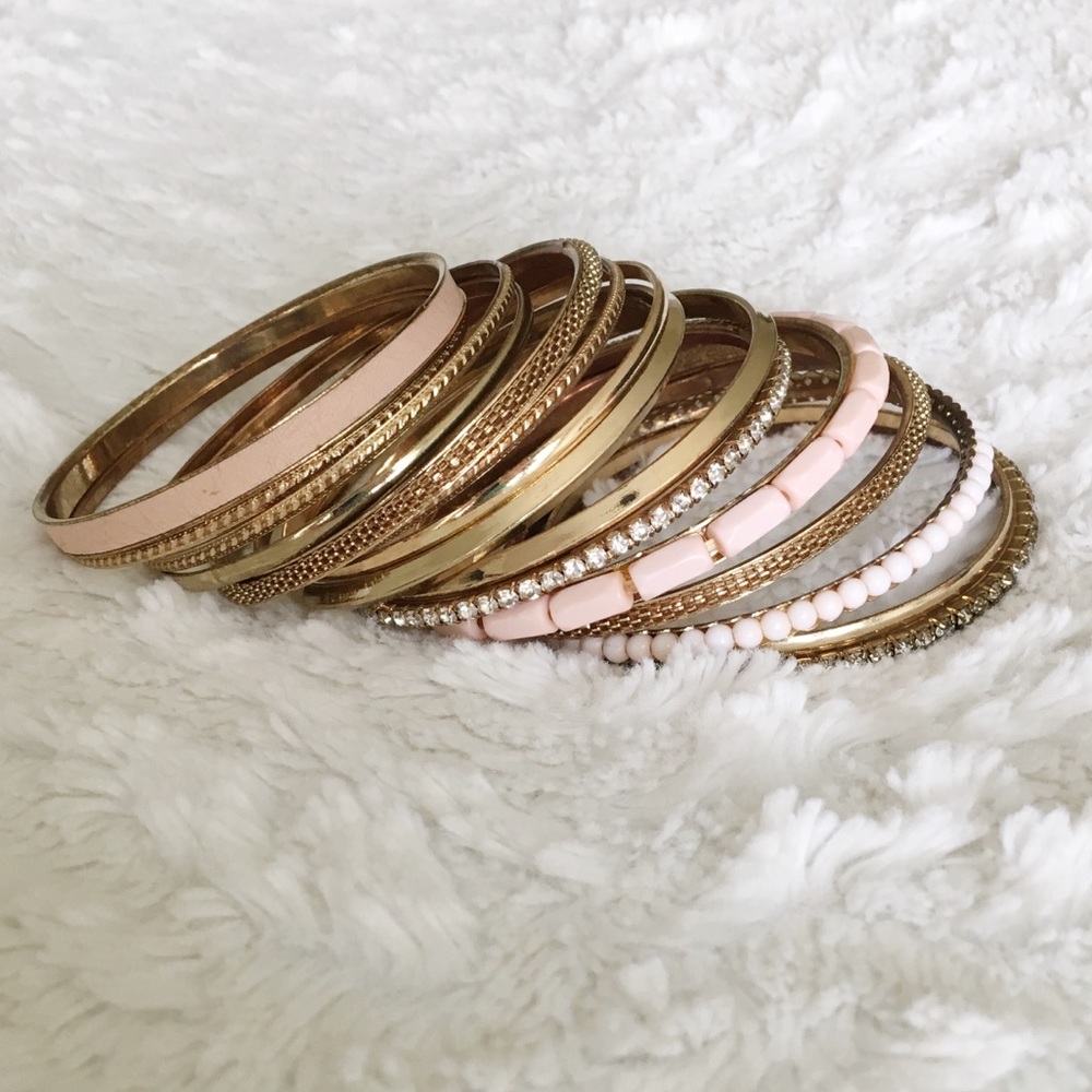 Statement Stacking Bracelet Set